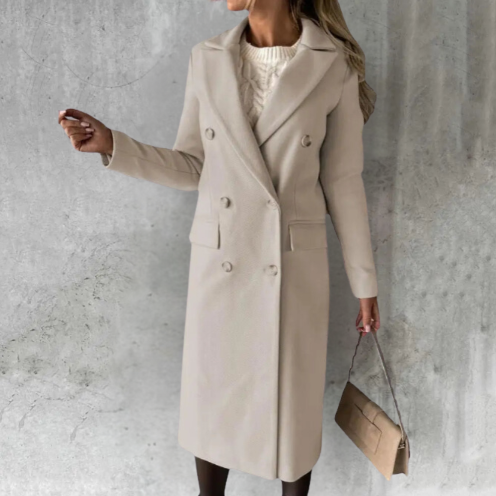 Judith - Trench-Coat Élégant en Laine