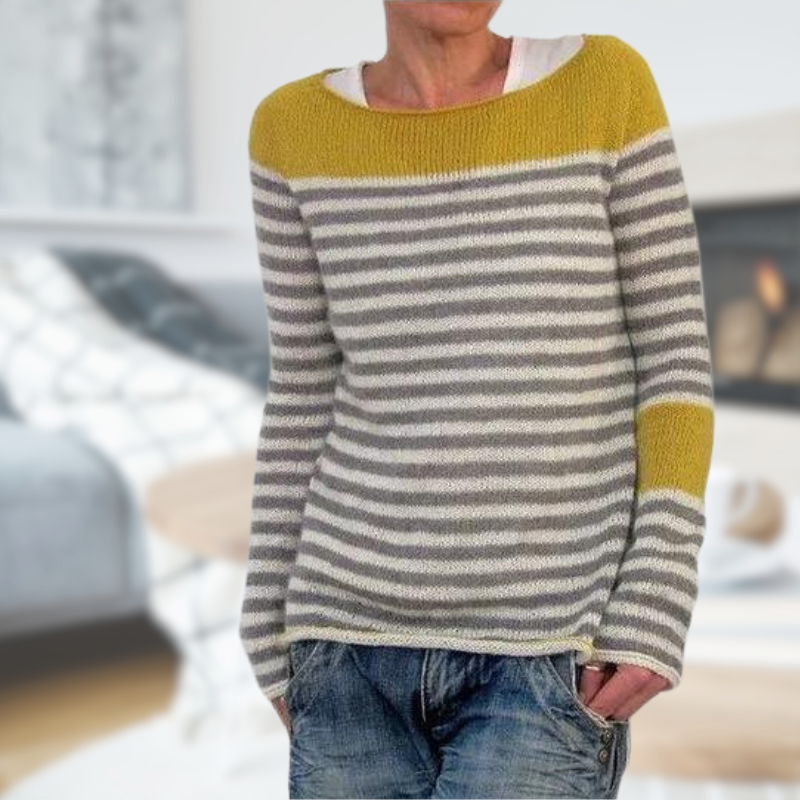 Rosie Leroy | Pull À Col Rond en Tricot