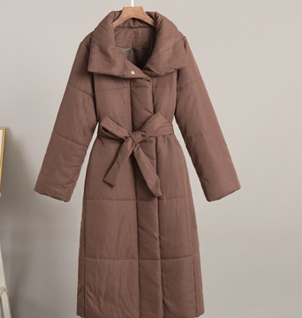 Victoria - Manteau Long D'hiver Avec Ceinture