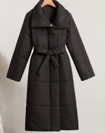 Victoria - Manteau Long D'hiver Avec Ceinture