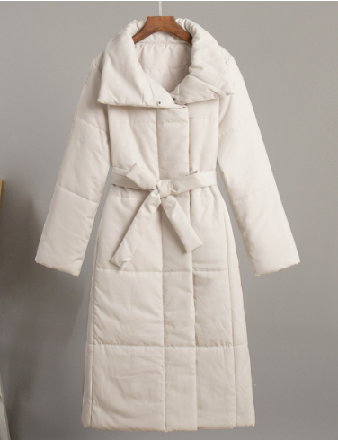 Victoria - Manteau Long D'hiver Avec Ceinture